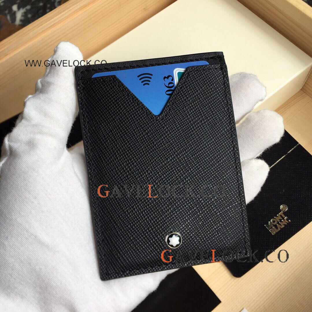 Best Copy Mont Blanc Sartorial Black Card Holder 3cc
